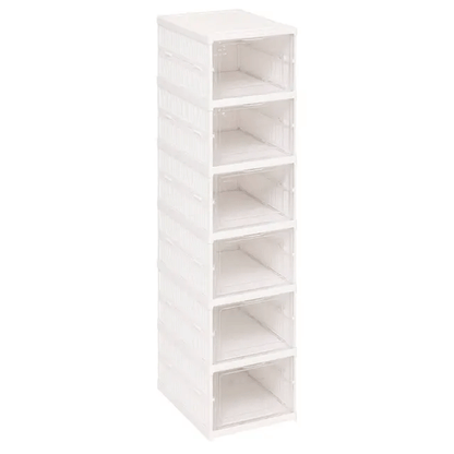 SHOE RACK 6P FOLD'N BOX