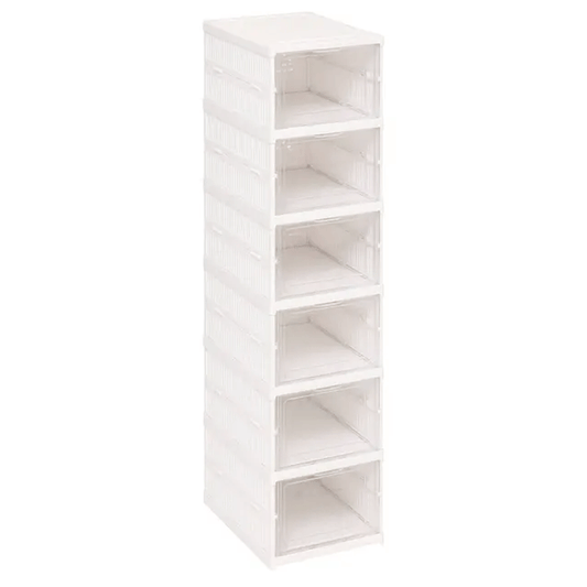 SHOE RACK 6P FOLD'N BOX