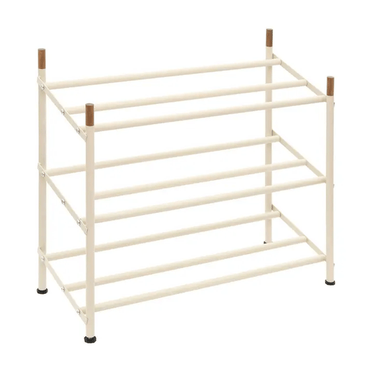SHOE RACK 6/12P BEIGE CASSIE