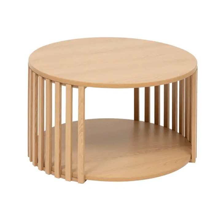 ROUND COFFEE TABLE SLAT