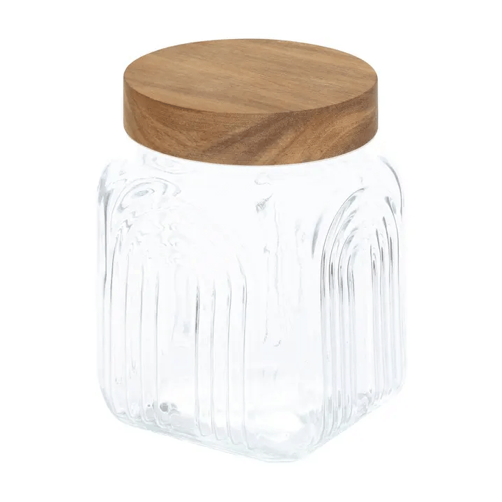 1L ACACIA GLASS JAR ARCHE