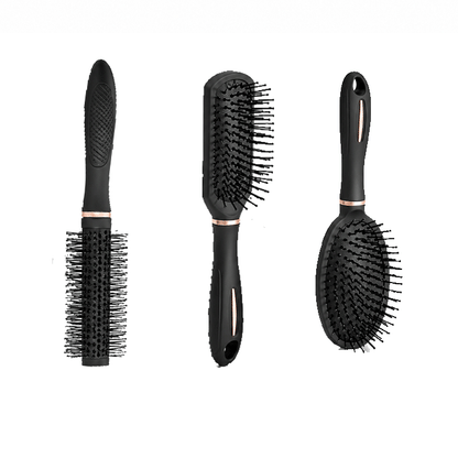 HAIR BRUSH ASSORTED PLASTIC IN DISPLAY