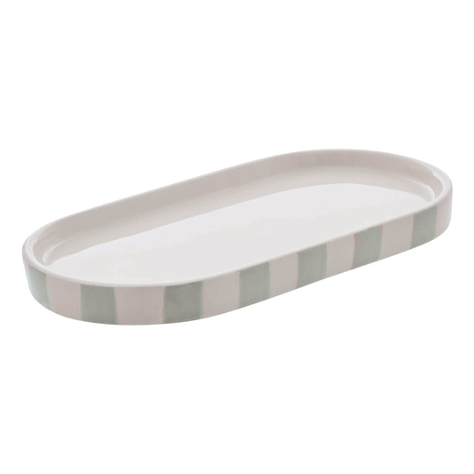 ΔΙΣΚΟΣ STRIO 23,3X12,3CM ΚΕΡΑΜΙΚΟΣ CELADON ΠΡΑΣΙΝΟ