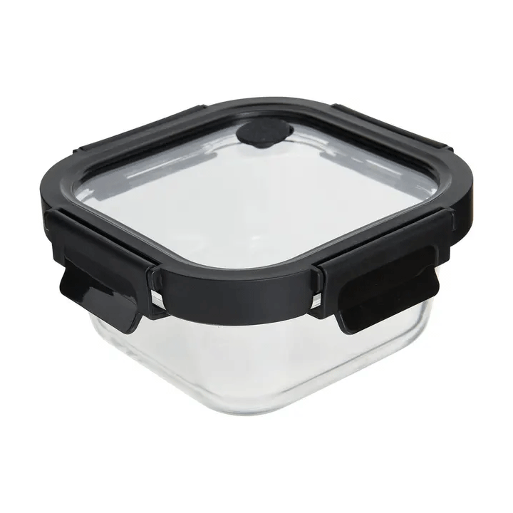 CLIPEATPLUS SQUARE BOX 0.5L GLASS
