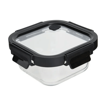 CLIPEATPLUS SQUARE BOX 0.5L GLASS