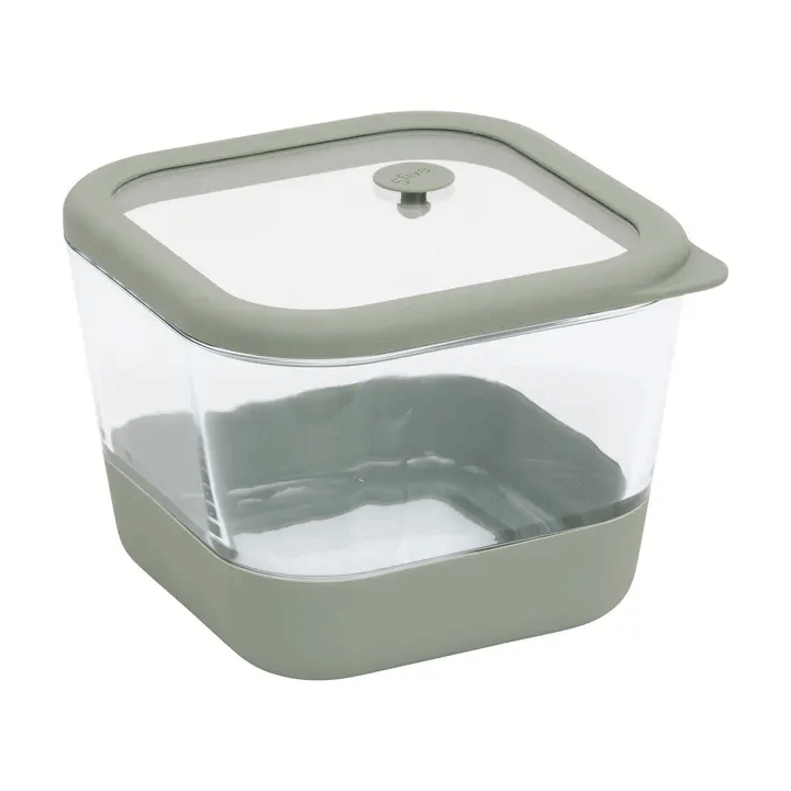 SILIGLASS SQUARE BOX 1.35L BOROSILICATE GLASS