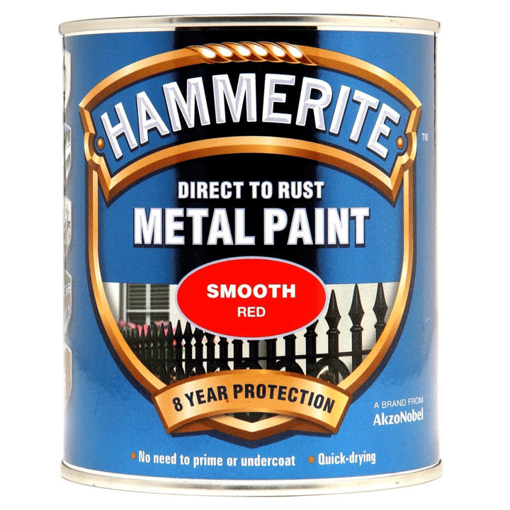 HAMMERITE RED SMOOTH 750ML