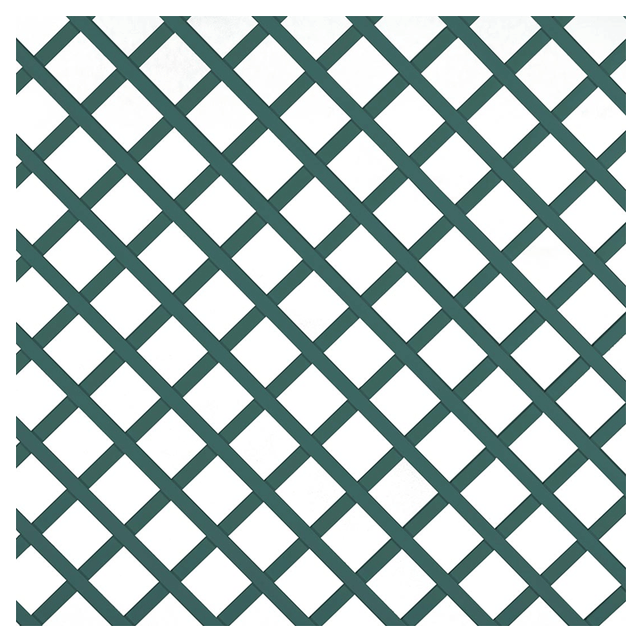 FIXED PLASTIC TRELLIS GREEN CE 1X2M 48MM