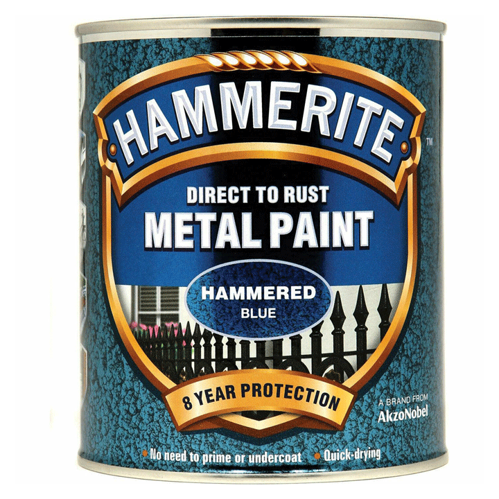 HAMMERITE DARK BLUE HAMMERED 750ML