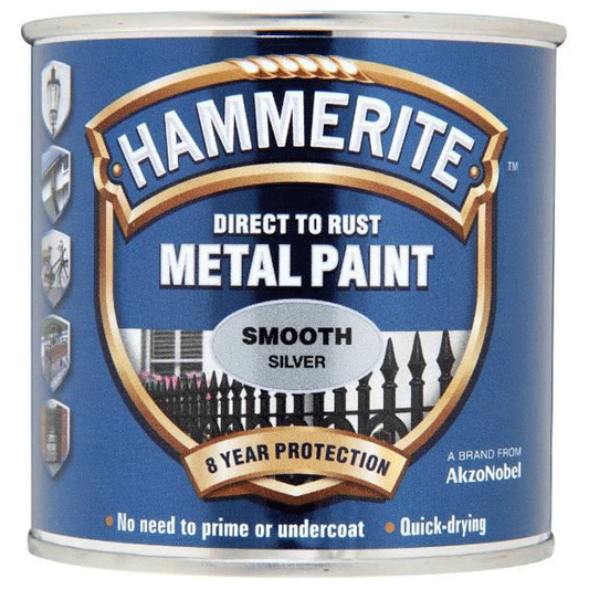HAMMERITE SILVER SMOOTH 250ML