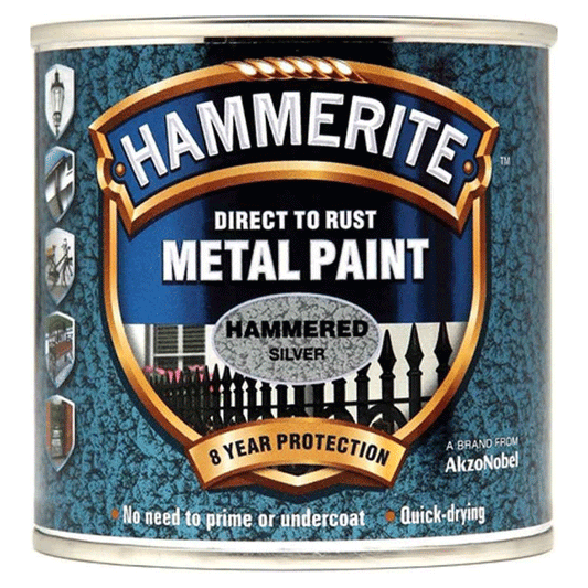 HAMMERITE SILVER HAMMERED 250ML
