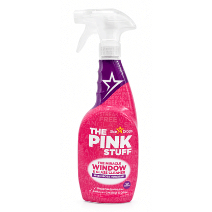 THE PINK STUFF WINDOW CLEANER WITH ROSE VINEGAR 750ML