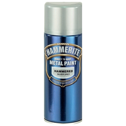 HAMMERITE SILVER GREY HAMMERED AERO 400ML