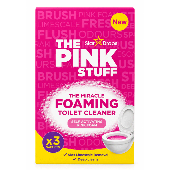 THE PINK STUFF TPS FOAMIN TOILET CLEANER 3X100GR