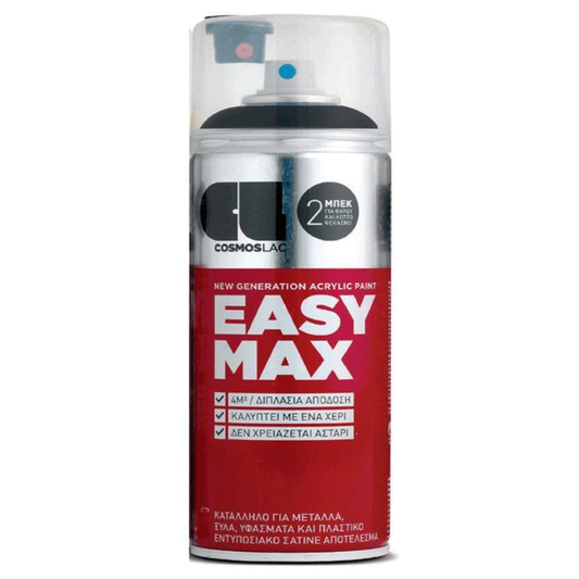 SPRAY EASY MAX BLACK RAL9005 NO.803 400ML COSMOSLAC