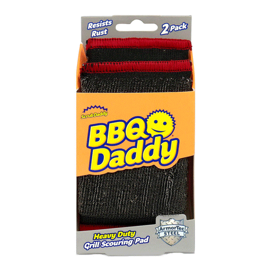 SCRUB DADDY BBQ DADDY SCOUR STEEL 2PCS