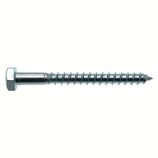 HEAD HEX WOOD SCREWS 10X80 50PCS ZPL DIN 571- UNI 704