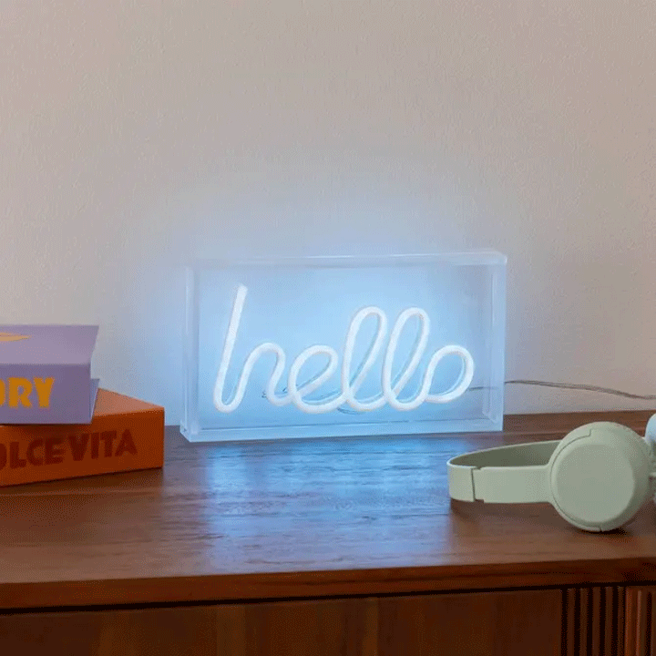 HELLO STAND LED NEON L23