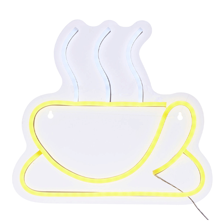 ΦΩΤΙΣΤΙΚΟ ΤΟΙΧΟΥ LED NEON COFFEE Μ27CM