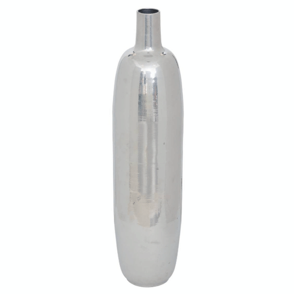 SILVER MET VASE RESO H79