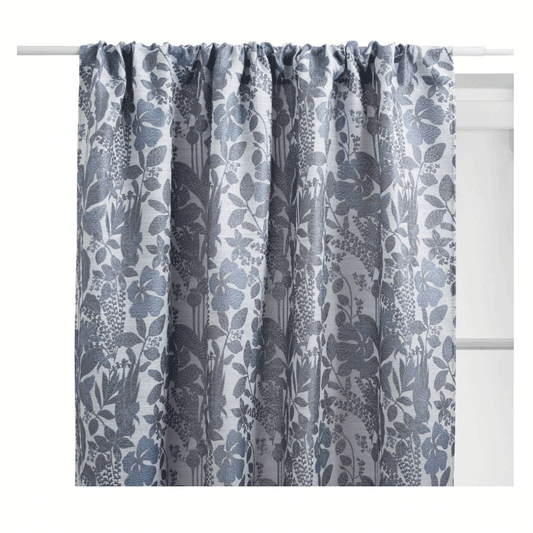CURTAIN SAMARA STORM BLUE 140X260CM