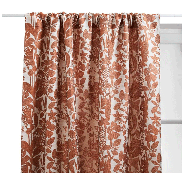 CURTAIN SAMARA TERRACOTTA 140X260CM