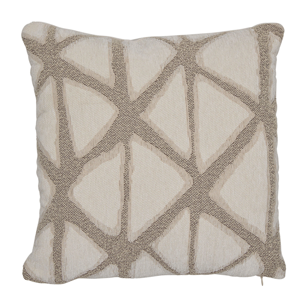 DUNE 40X40CM BEIGE JACQUARD CUSHION
