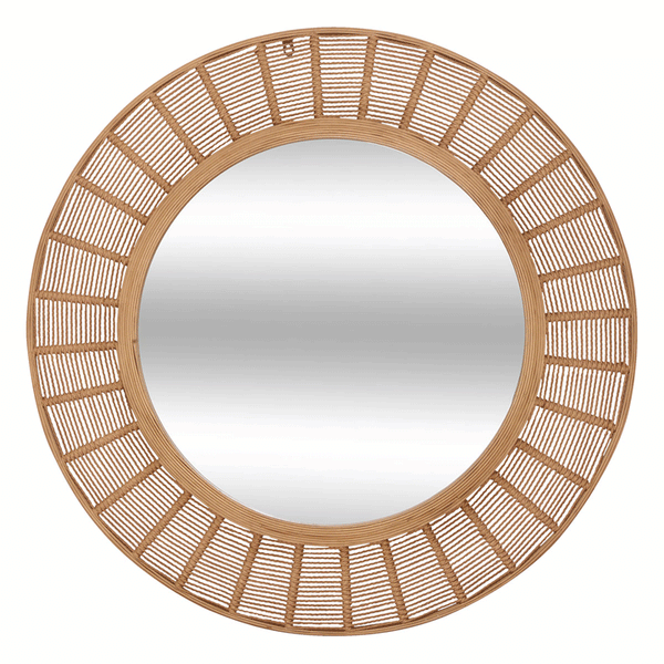 ZELIE MIRROR D91CM BROWN