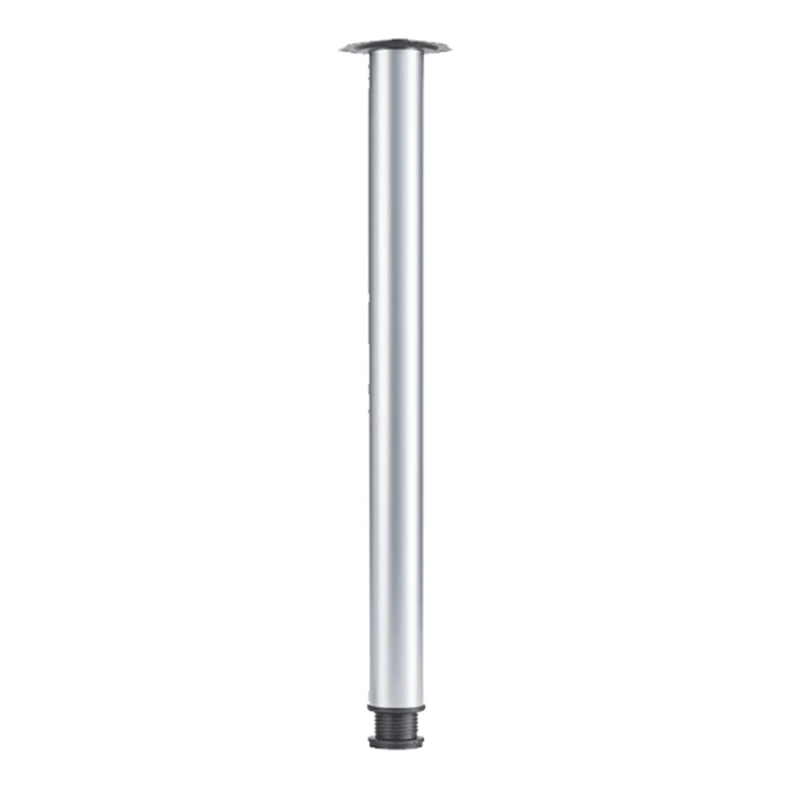 METALLIC LEG ADJUSTABLE 60MM 71CM SILVER MATT