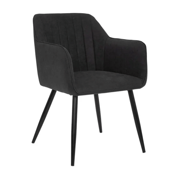 VISOCA BLACK ARMCHAIR