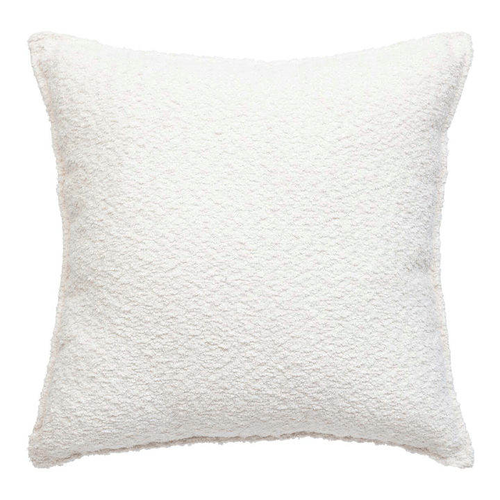 SOANA IVORY-WHITE BOUCLETTE CUSHION 45X45CM
