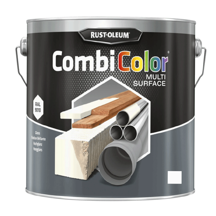 WHITE MATT MULTI-SURFACE COMBICOLOR 7390 750ML RUSTOLEUM