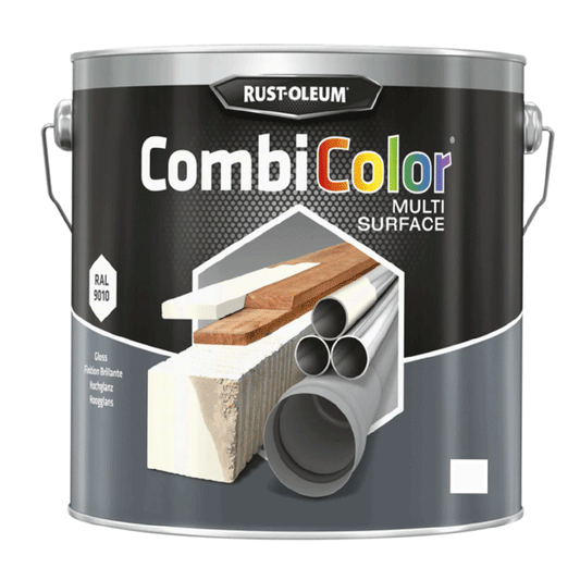 WHITE MATT MULTI-SURFACE COMBICOLOR 7390 750ML RUSTOLEUM