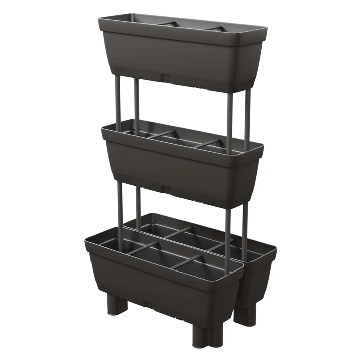 VERTICAL FLOWER POT 3TIER ANTHRACITE 490X322X890MM