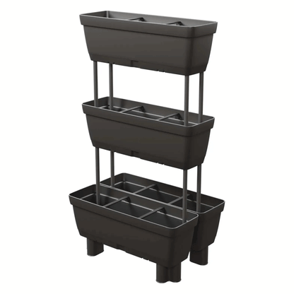 VERTICAL FLOWER POT 3TIER ANTHRACITE 490X322X890MM