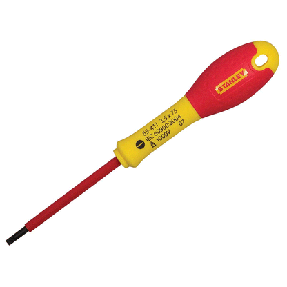 STANLEY FATMAX SCREWDRIVER 3.5X75MM SLOTTED