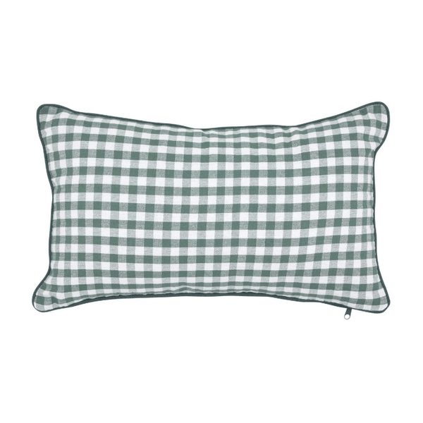 CUSHION GROOVE GREEN 30X50CM