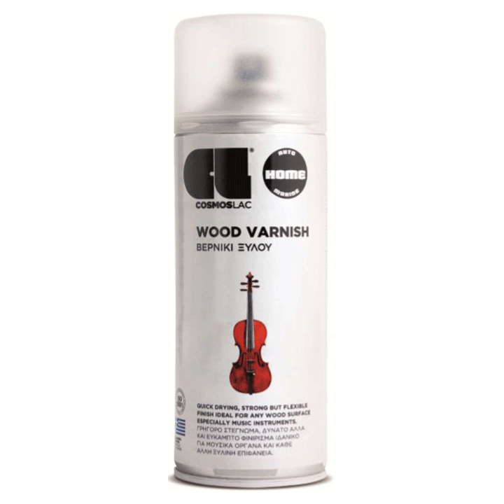 SPRAY WOOD GLOSS VARNISH N374 400ML COSMOSLAC
