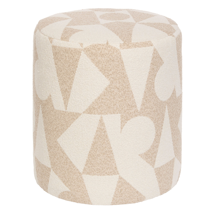 DELOR ART WHITE POUF
