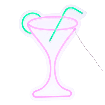 COCKTAIL WALL LED NEON H34