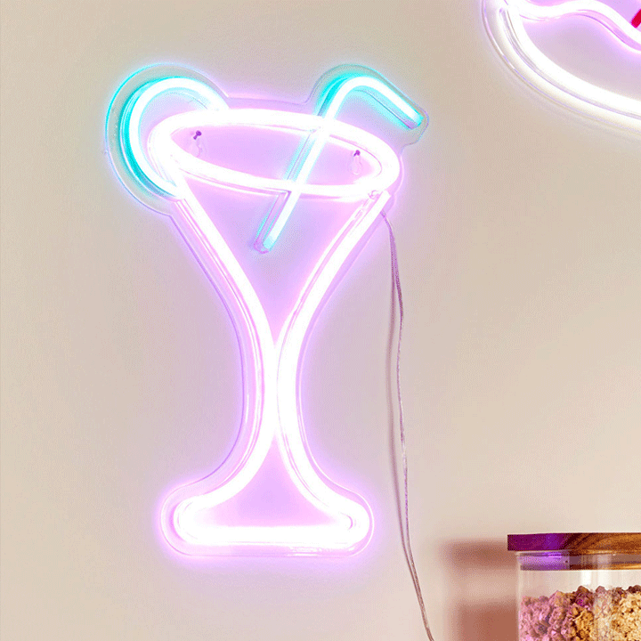 COCKTAIL WALL LED NEON H34