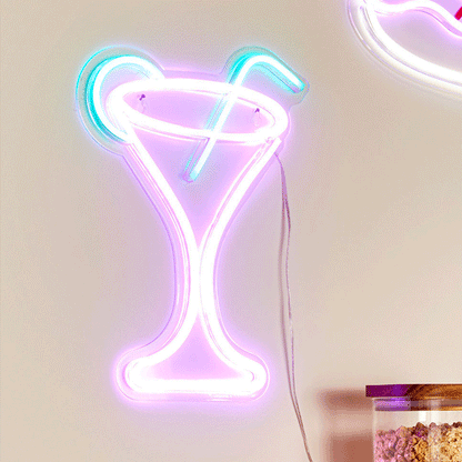 COCKTAIL WALL LED NEON H34