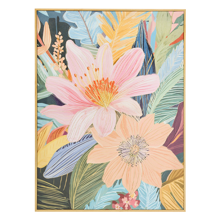 FOIL PRINT FRAME DAISY 58X78