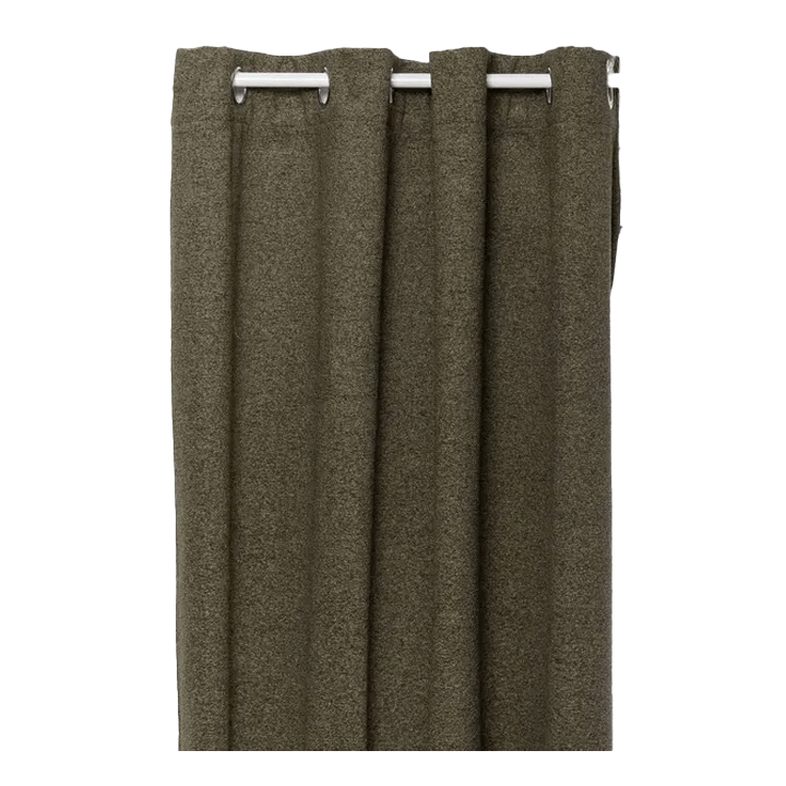 SOANA BLACKOUT INSULATING CURTAIN KHAKI GREEN 140X260CM
