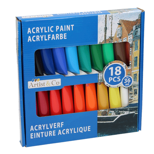 PAINT ACRYL 18X36ML