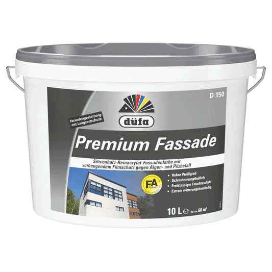 EXTERIOR PAINT PREMIUM WHITE D150 10LTR DUFA