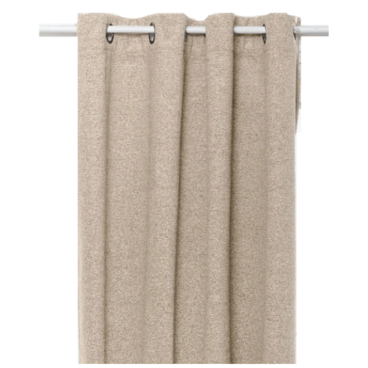 SOANA WHITE IVORY INSULATING BLACKOUT CURTAIN 140X260CM