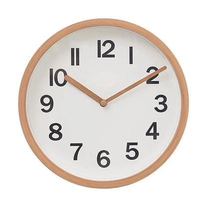 PLASTIC WOOD CLOCK D22