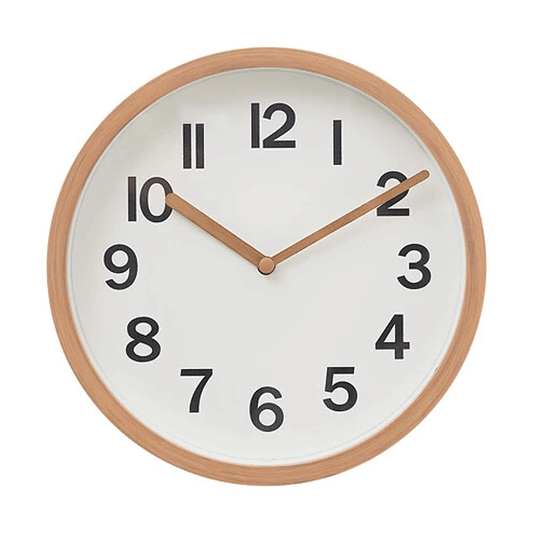 PLASTIC WOOD CLOCK D22