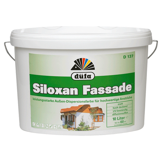 EXTERIOR PAINT SILOXANE WHITE MATT D137 5LTR DUFA